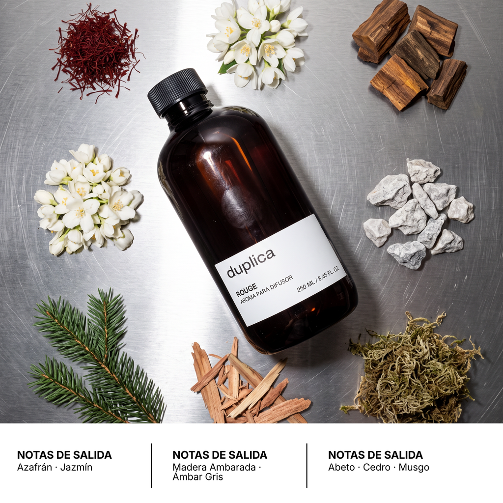 ROUGE — Inspirado en Baccarat Rouge 540®, Maison Francis Kurkdjian — Aroma para Difusor 250 ml