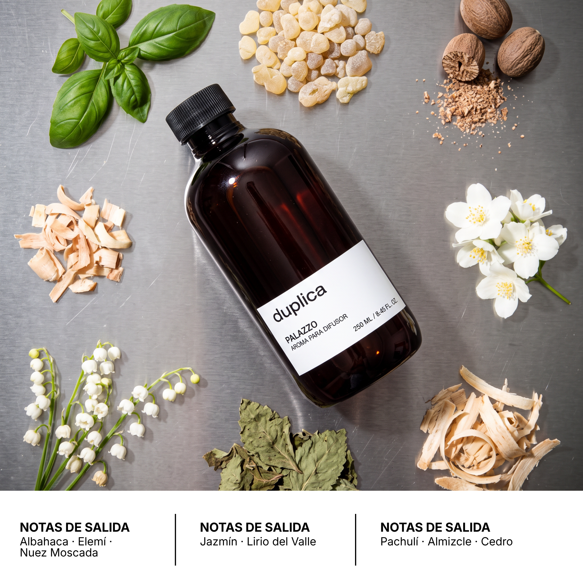PALAZZO — Inspirado en el aroma de El Palacio de Hierro® — Aroma para Difusor 250 ml