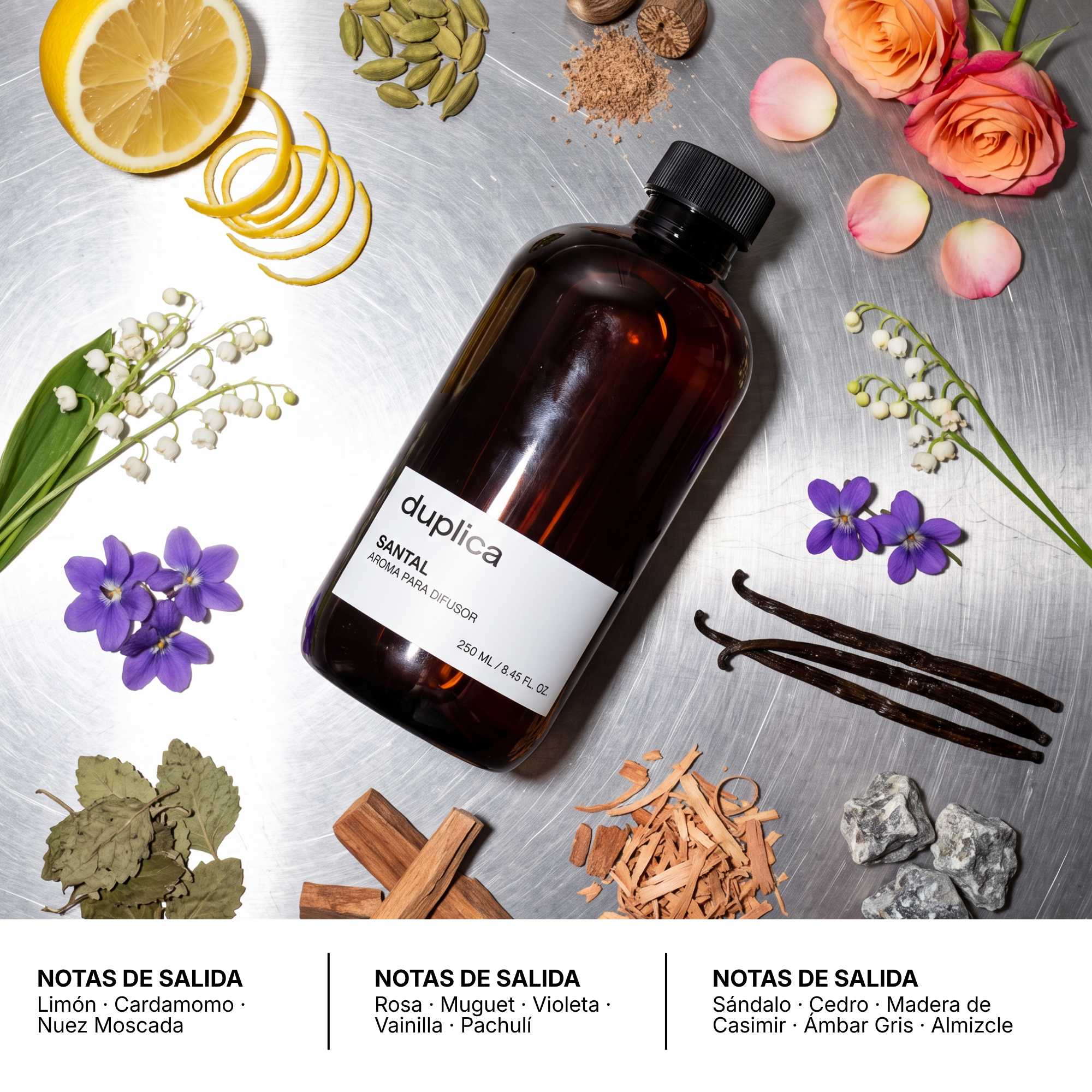 SANTAL — Inspirado en Santal 33®, Le Labo — Aroma para Difusor 250 ml