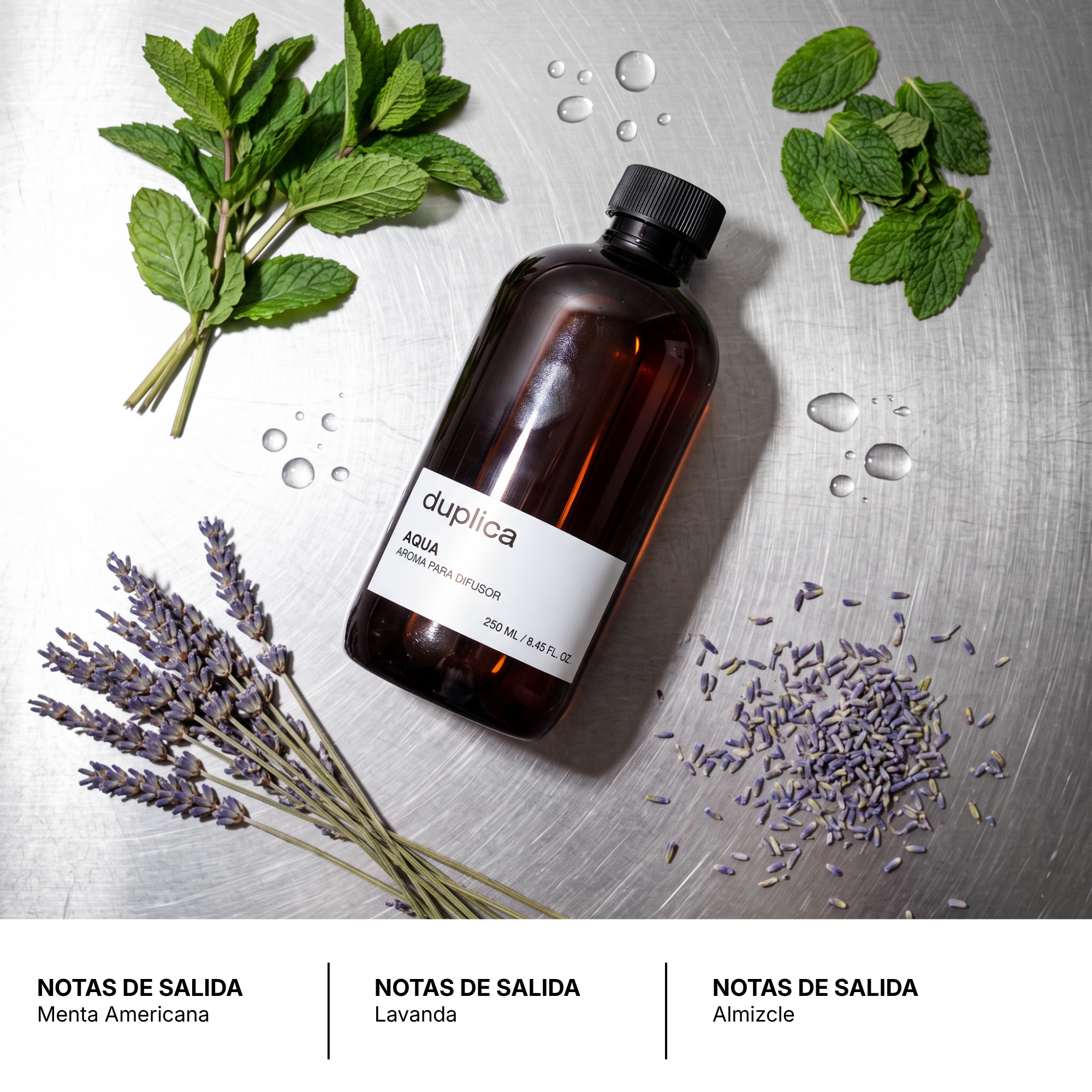 AQUA — Inspirado en el aroma de Live Aqua® — Aroma para Difusor 250 ml